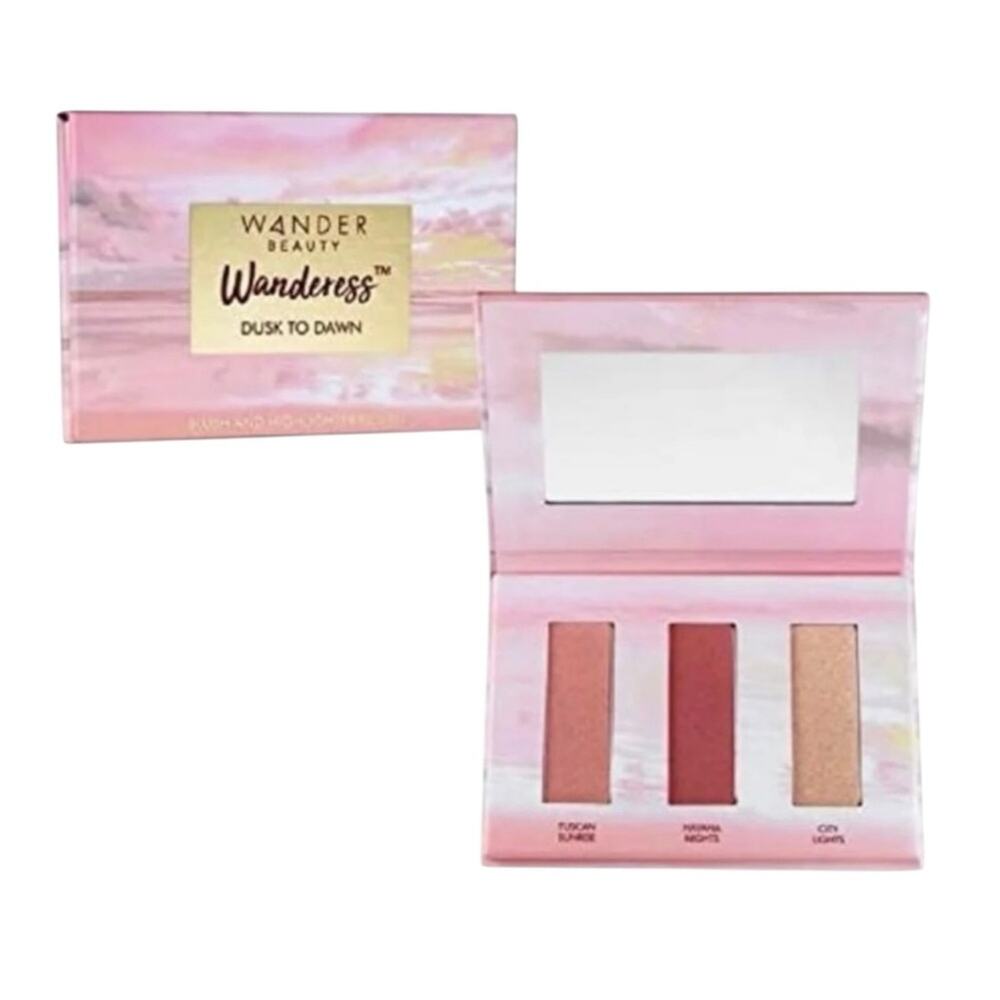Wander Beauty Blush and Highlighter Trio Palette NEW